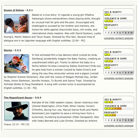 movie reviews for parents|Kids.